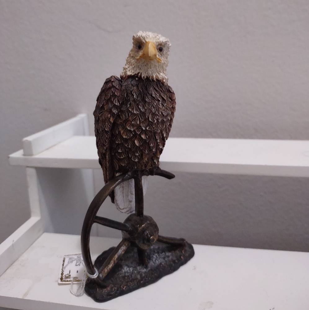 Majestic Brown Eagle Figurine